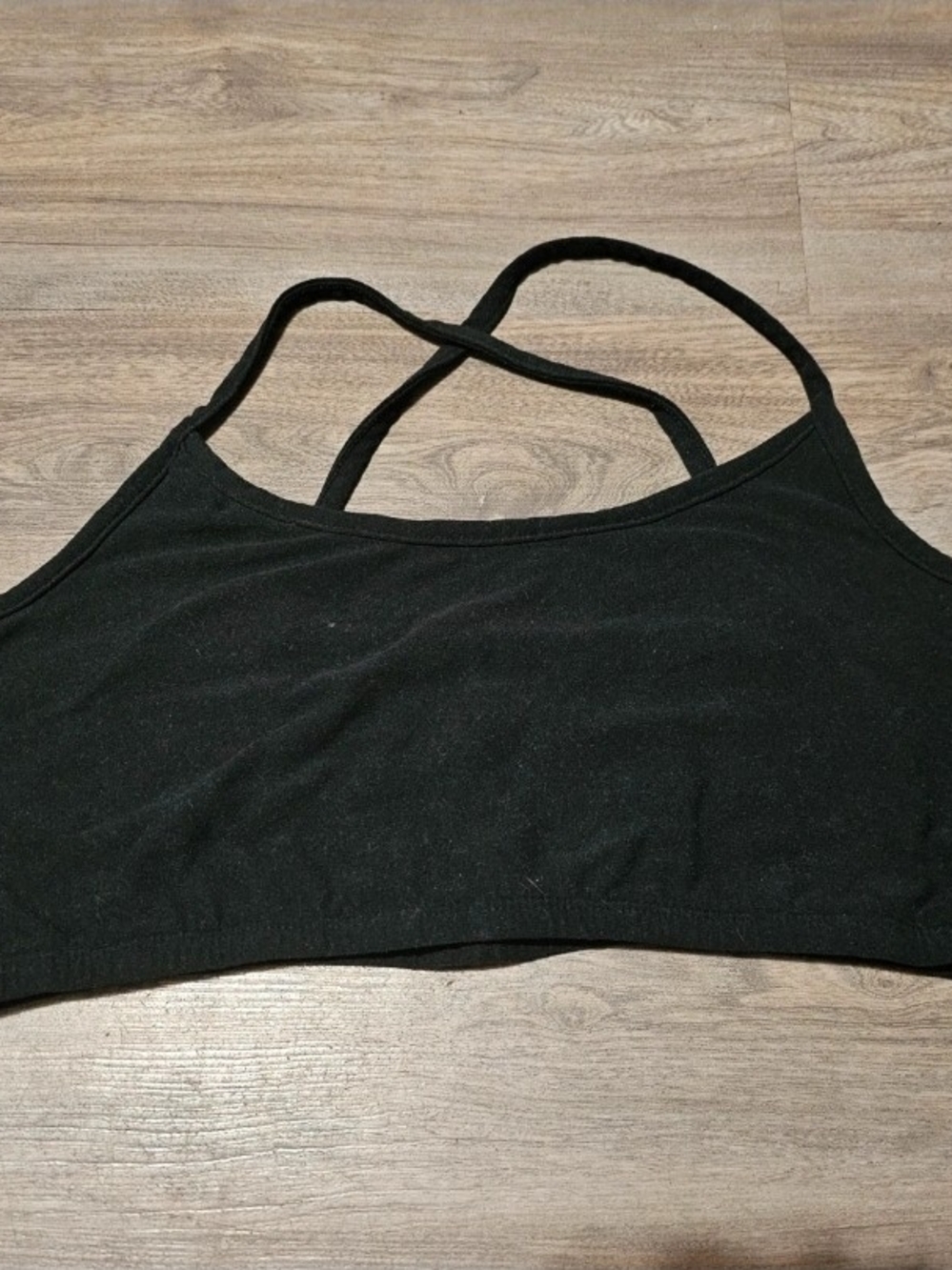 No Boundaries Black Strappy Bralette